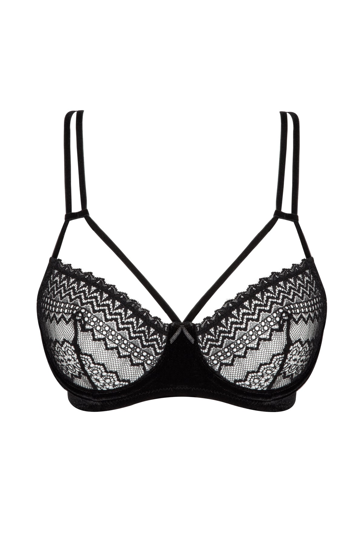 Lilith Velvet Black Bras